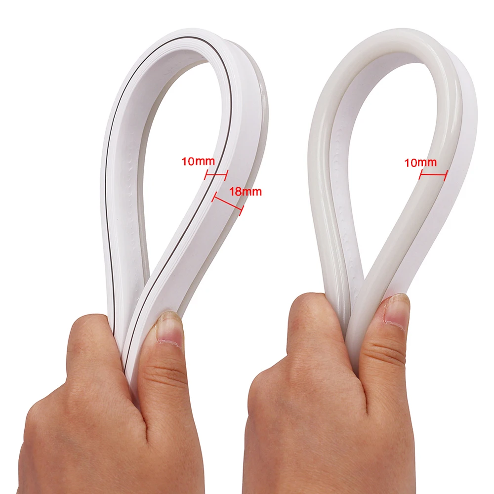 220V LED Strip RGB Neon Light Lamp SMD5050 60Leds/m Waterproof Outdoor Lighting Neon Sign RGB Led Rope Tape With Remote Control