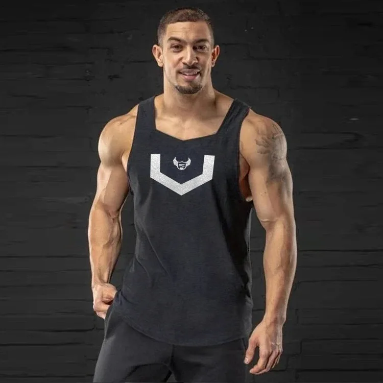 2020 Muscle Fitness Sports Vest allenamento da corsa da uomo gilet ad asciugatura rapida camicia senza maniche traspirante Slim canotta da allenamento da uomo