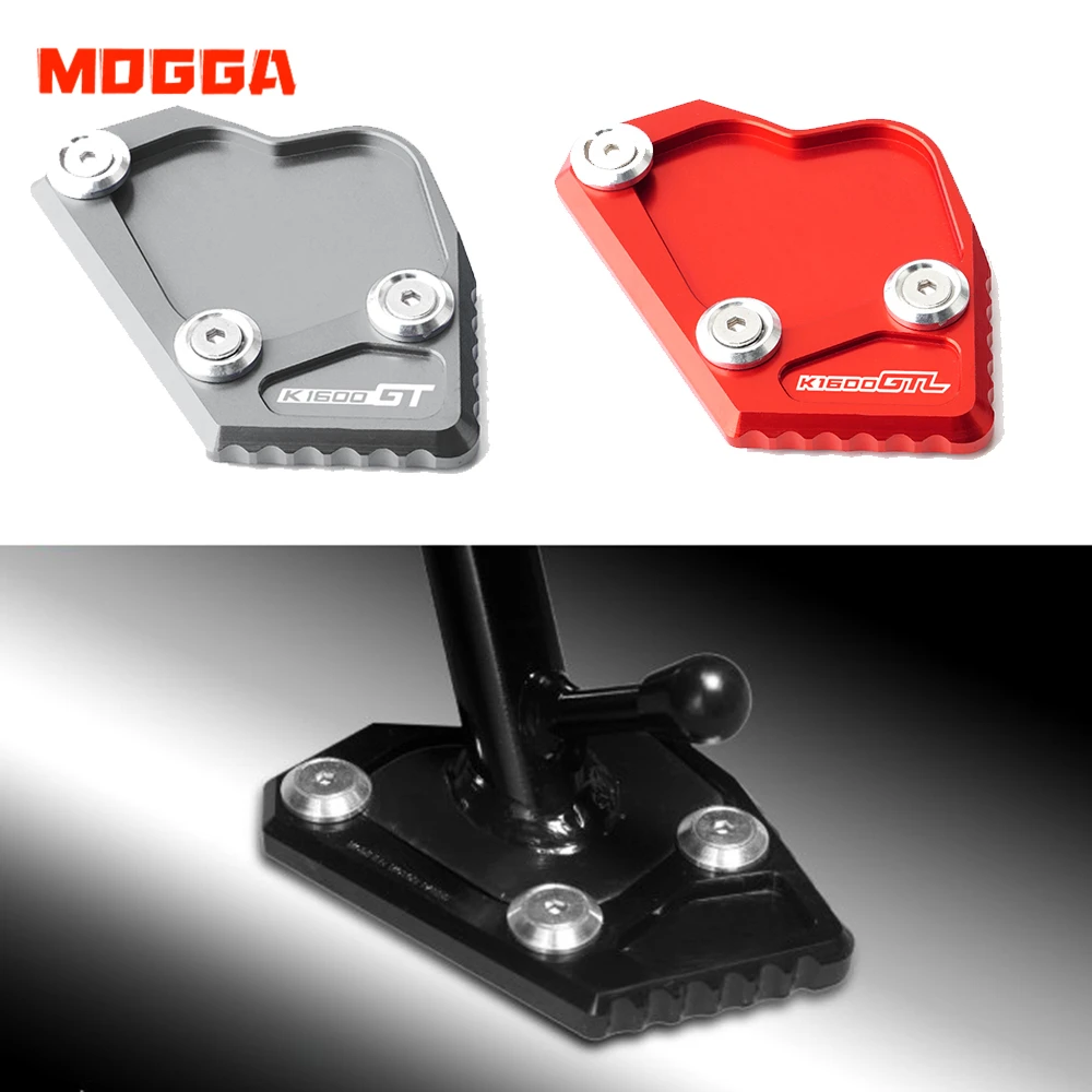 For BMW K1600GT K1600GTL K1600 GT GTL 2011-2015 Motorcycle KickstandFoot Side Stand Enlarger Plate Kickstand Enlarge Extension