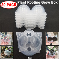 20pcs Cutting Grafting Rooting Ball Reusable Plant Rooting Ball Sapling Propagation Breeding Box Garden Plant Root Growing Box