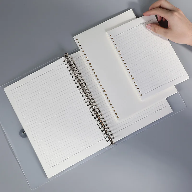 A5 B5 Loose Leaf Notebook Refill Spiral Binder Index Inside Page Line Blank Grid To Do List Paper Inside Paper Stationery