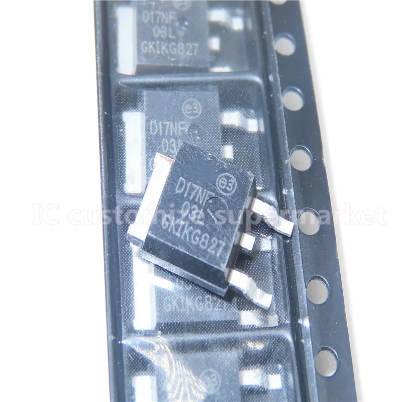 10PCS/LOT NWE D17NF03L STD17NF03L  TO-252 30V 17A   SMD Transistor