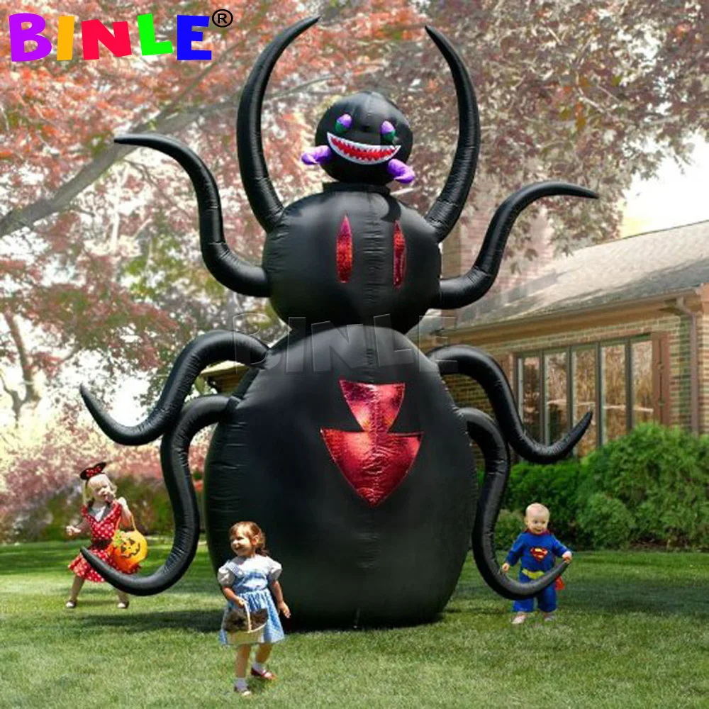 

New airblown giant inflatable halloween spider/ halloween party yard decoration made in china high qualty