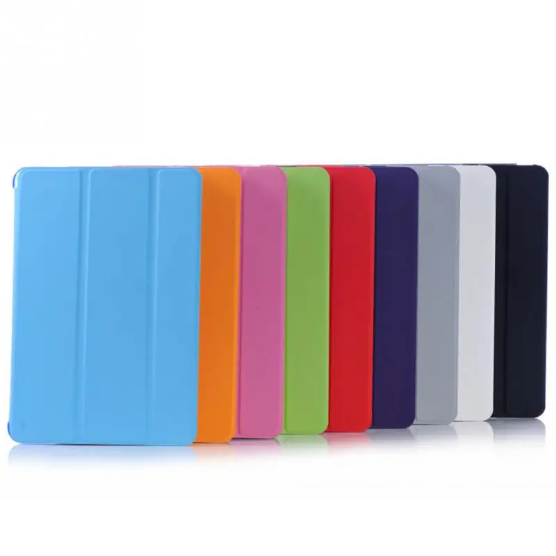 7.9\'\' Folio Coque for iPad mini 5th 2019 Case Flip Stand A2133 A2124 Hard PVC Transparent Cover for iPad mini 2019 mini 5 Cover
