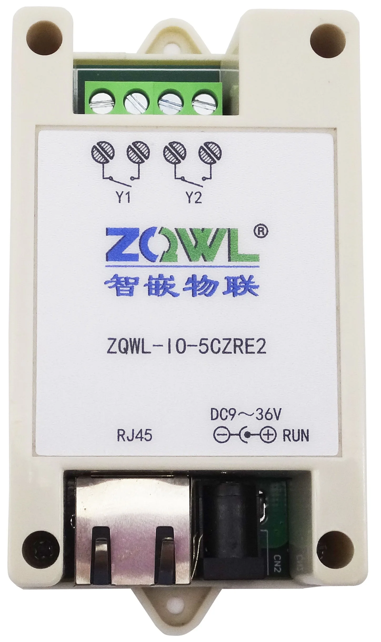 2-Way Network Relay Control Panel/Modbus TCP/RTU/Isolation/Industrial Grade