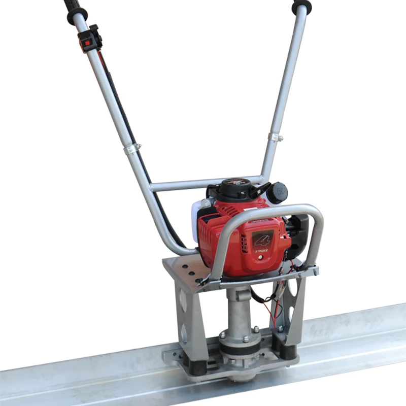 Régua vibratória de betão portátil hz à gasolina, para piso, maquina de levantamento e nivelamento elétrico para piso, cimento, utensílio de concreto