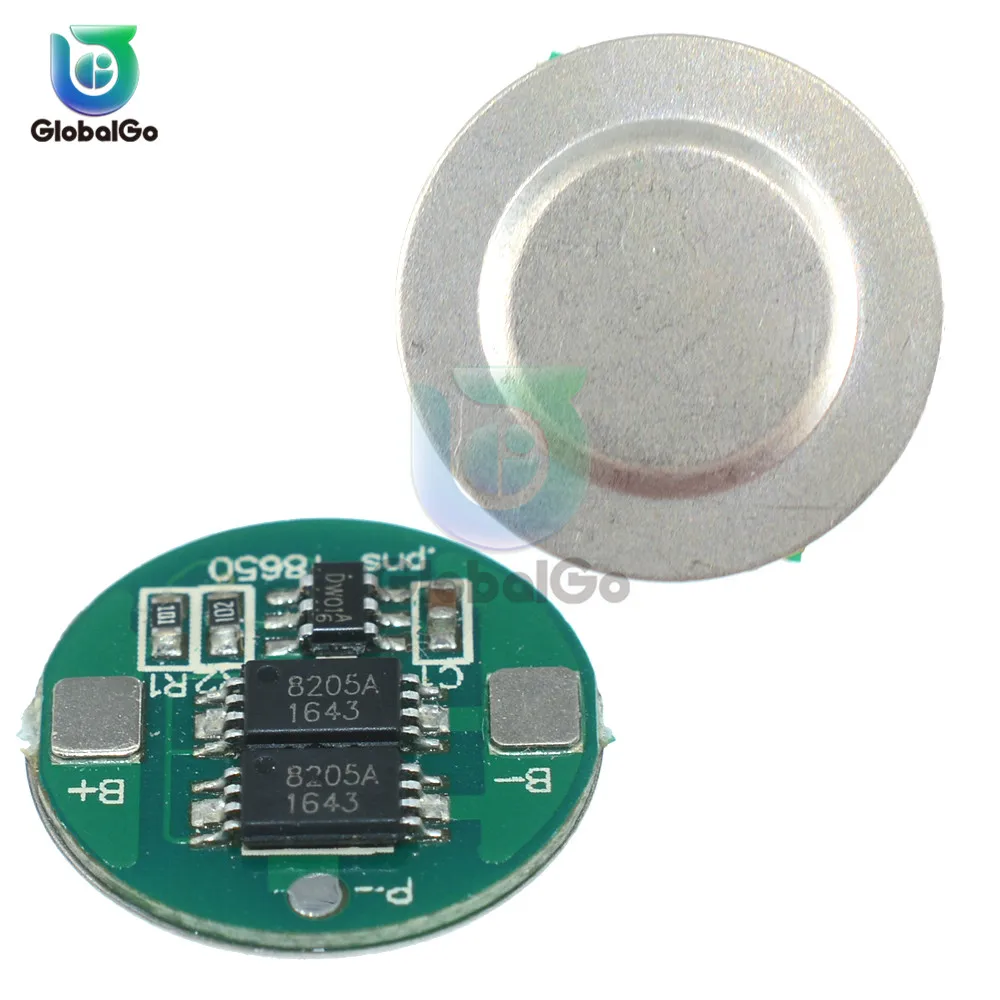 5pcs/Lot 1S 4A 18650 Battery 4.2V Battery Protection Board 18650 Lithium Charge Discharge Protection Board Dual MOS