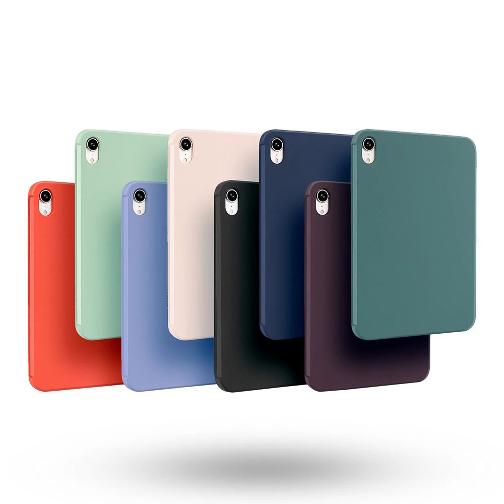 Funda de silicona líquida 2021 Original para iPad Pro, 2021 pulgadas, 12,9, iPad Mini6, iPad Air4, 2021