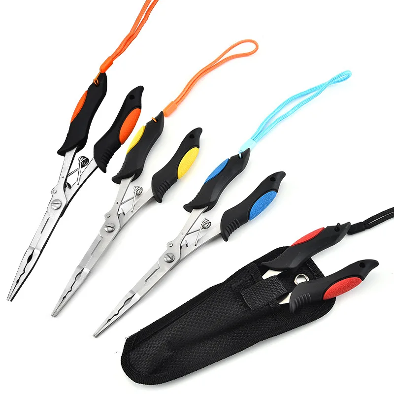 

Multifunctional Fishing Pliers for Lure Removal,Lure Pliers with Unhooking Device,Stainless Steel Tackle Gear Tool for Anglers