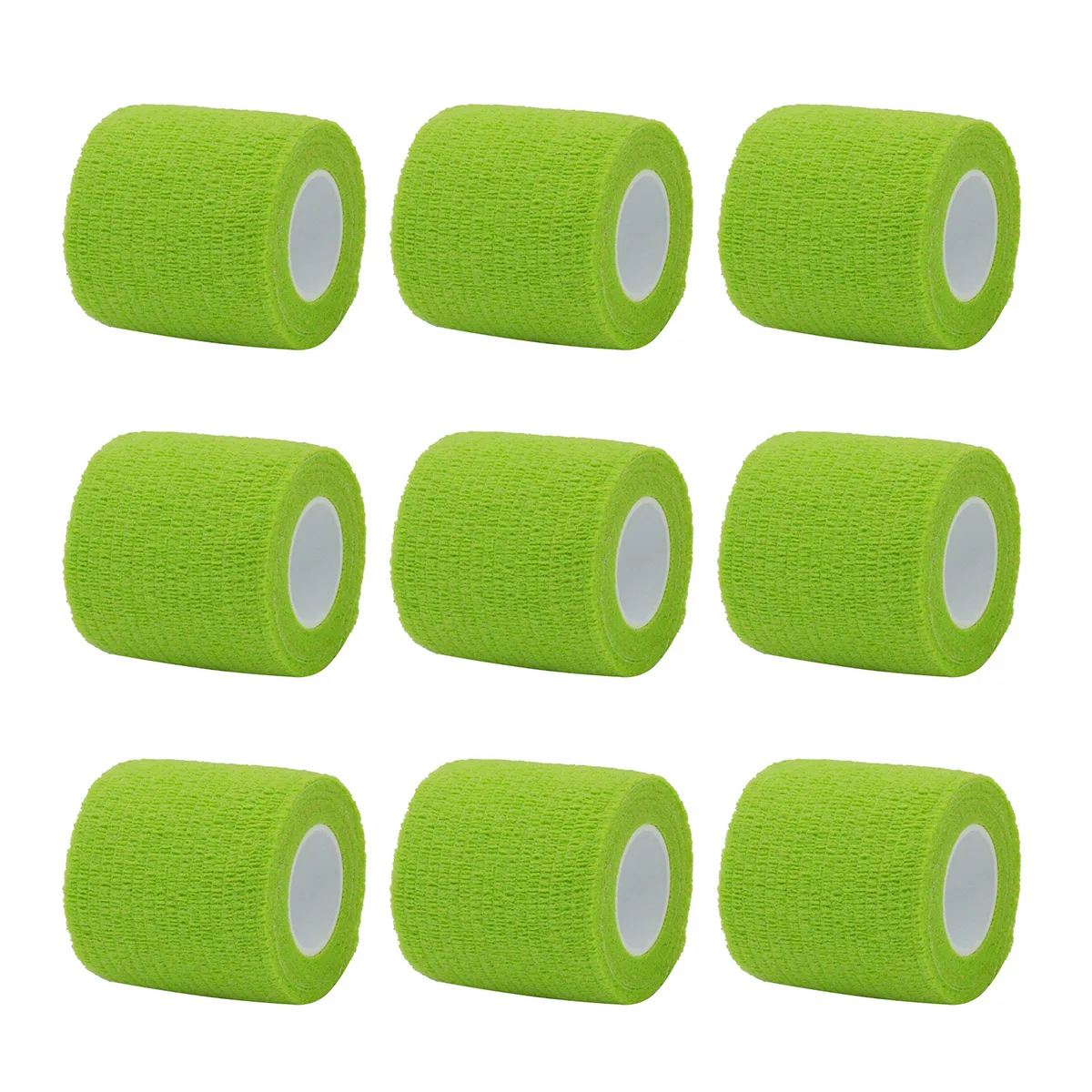 1/6/10Pcs Grass green Sport Self Adhesive Elastic Bandage Wrap Tape Elastoplast For Knee Support Pads Finger Ankle Palm