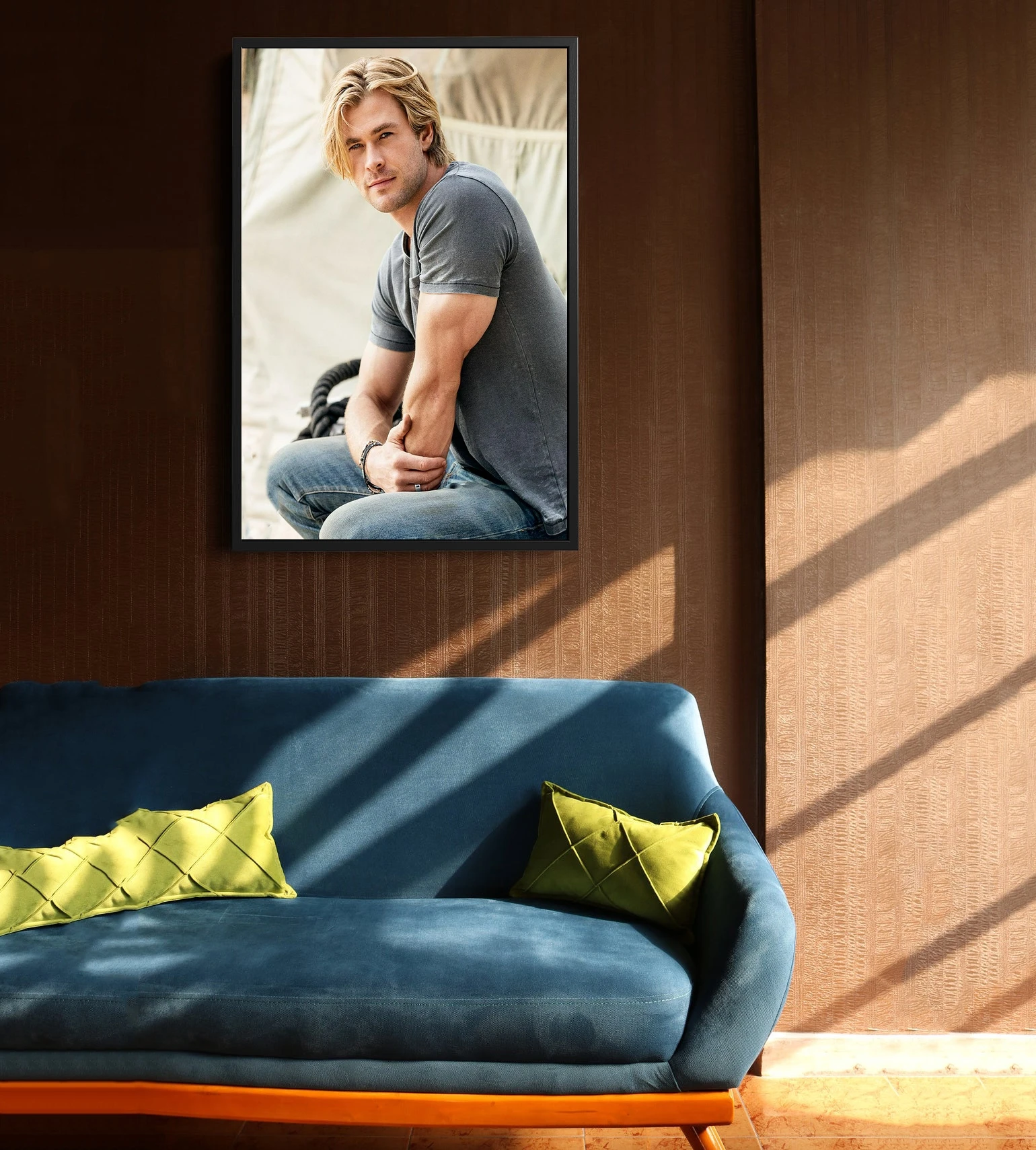 Chris Hemsworth Movie Actor Canvas Poster Hip Hop Rapper Pop Music Star Home Wall Painting Art Decoration (No Frame)