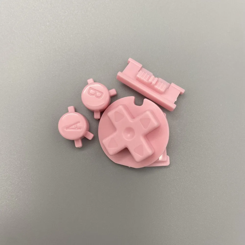Nhiều Màu Sắc Nút Nhựa Bộ Bàn Phím Cho Gameboy Color Nút Cho GBC D Miếng Lót Một B Nút Tay Cầm Chơi Game Phụ Kiện