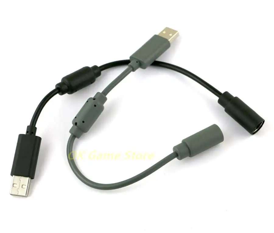 1ชิ้น/ล็อต USB Breakaway เชื่อมต่อสายเคเบิลอะแดปเตอร์สายไฟสำหรับ Xbox 360 Xbox 360สายจอยควบคุมเกม