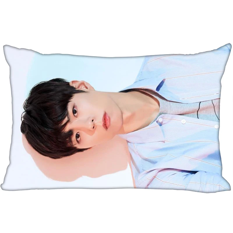 Park Bo Gum KPOP Pillowcase 45x35cm(One Side)Rectangle Zipper Pillow Case Print Throw Wedding Decorative Pillowcase Cover 10-10