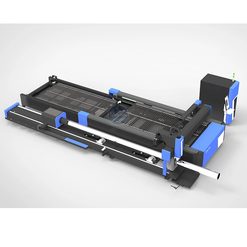 Multifunctional High Performance Double Table Cnc Fiber Laser Cutting Machine with 1000w Laser Source for Stainless Steel Tube