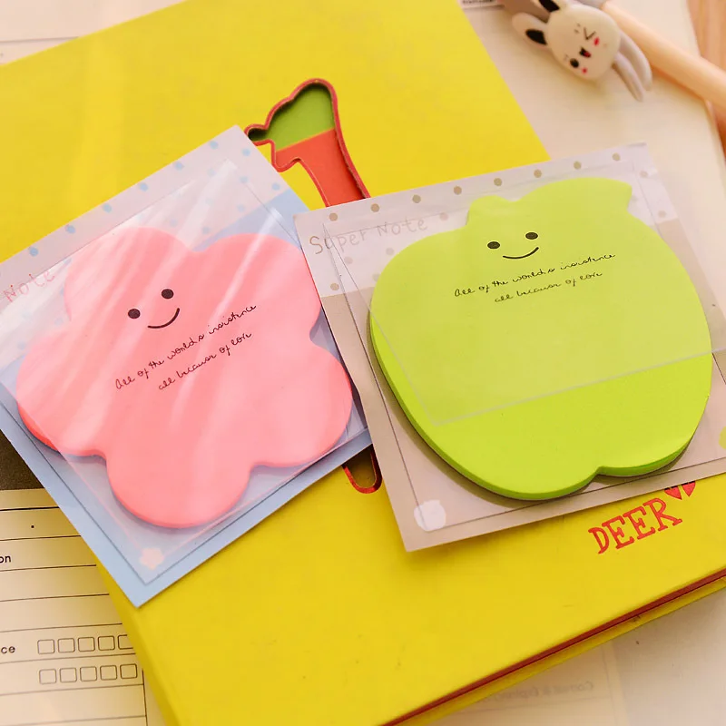 Korea Stationery 2 pcs Cute memo sticky notes Bling star Color super  paper stickers material School supplies Message