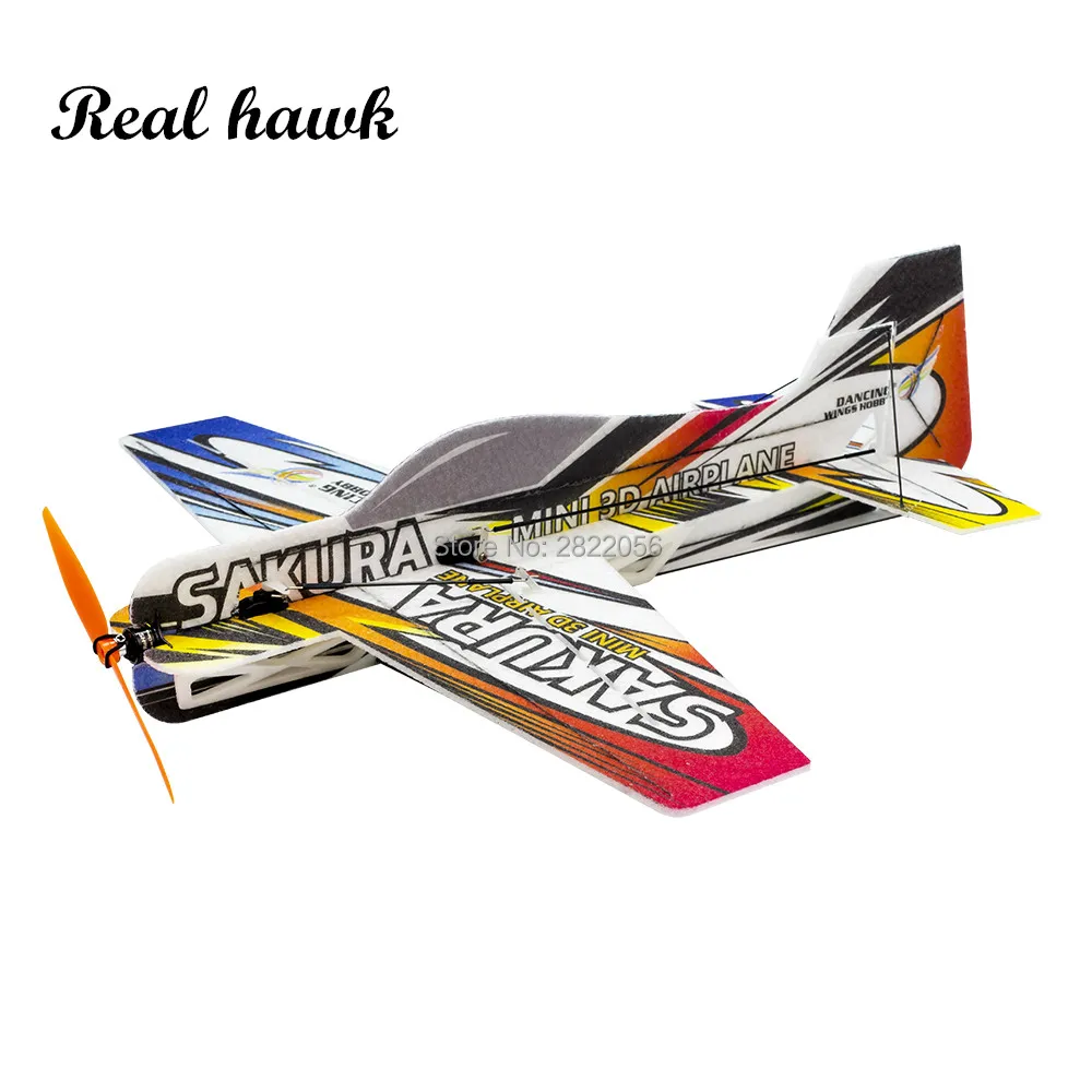 EPP Kit de avión de interior Micro 3D SAKURA, KIT de avión más ligero (sin montar), modelo de Avión RC, juguete de HOBBY, gran oferta