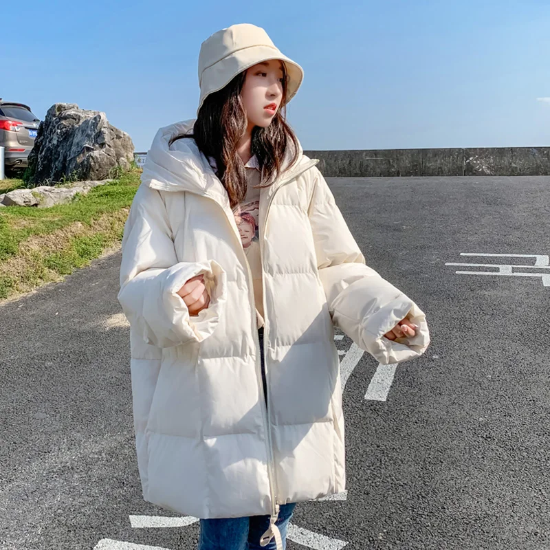 

Down Cotton-padded Oversized Jacket Women's Korean Style Loose Fashion Thick Short Women's Jackets 2024 New Women Winter Coat