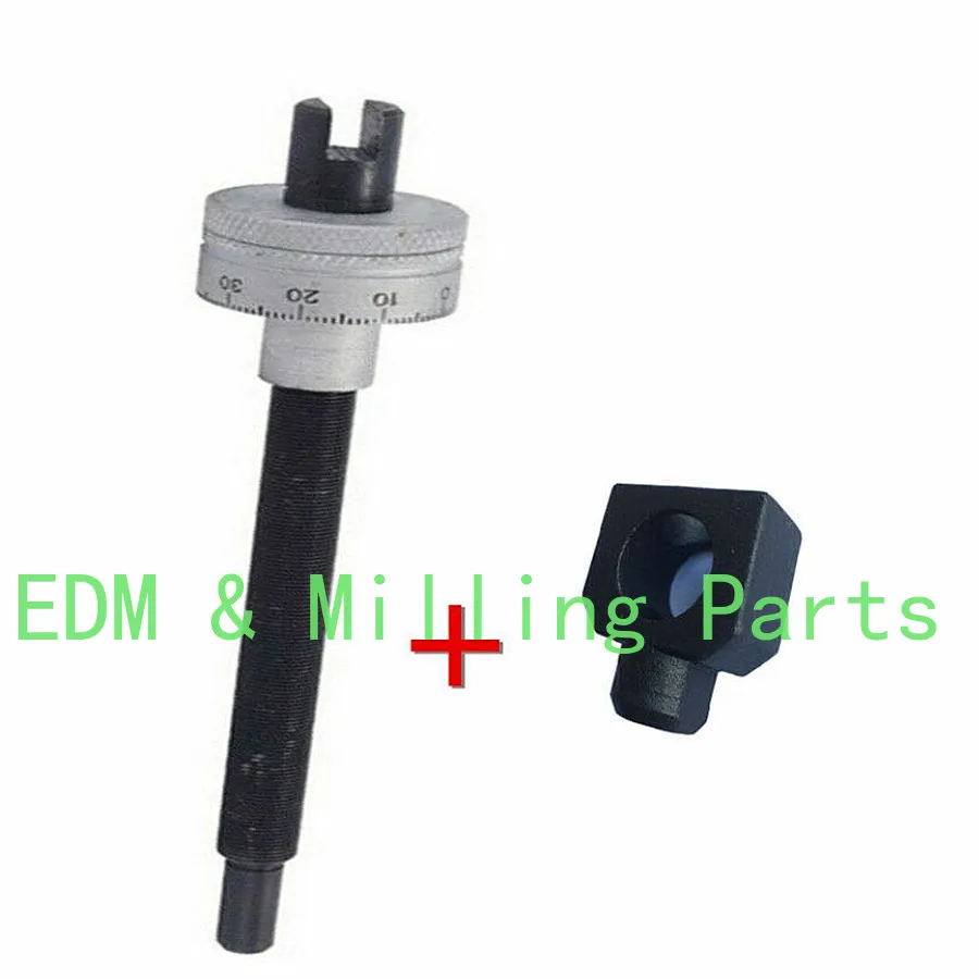 CNC Milling Machine Micro Feed Scale Rod + Stop Knob Vertical Mill Tool B164 +B163 For Bridgeport Mill Part