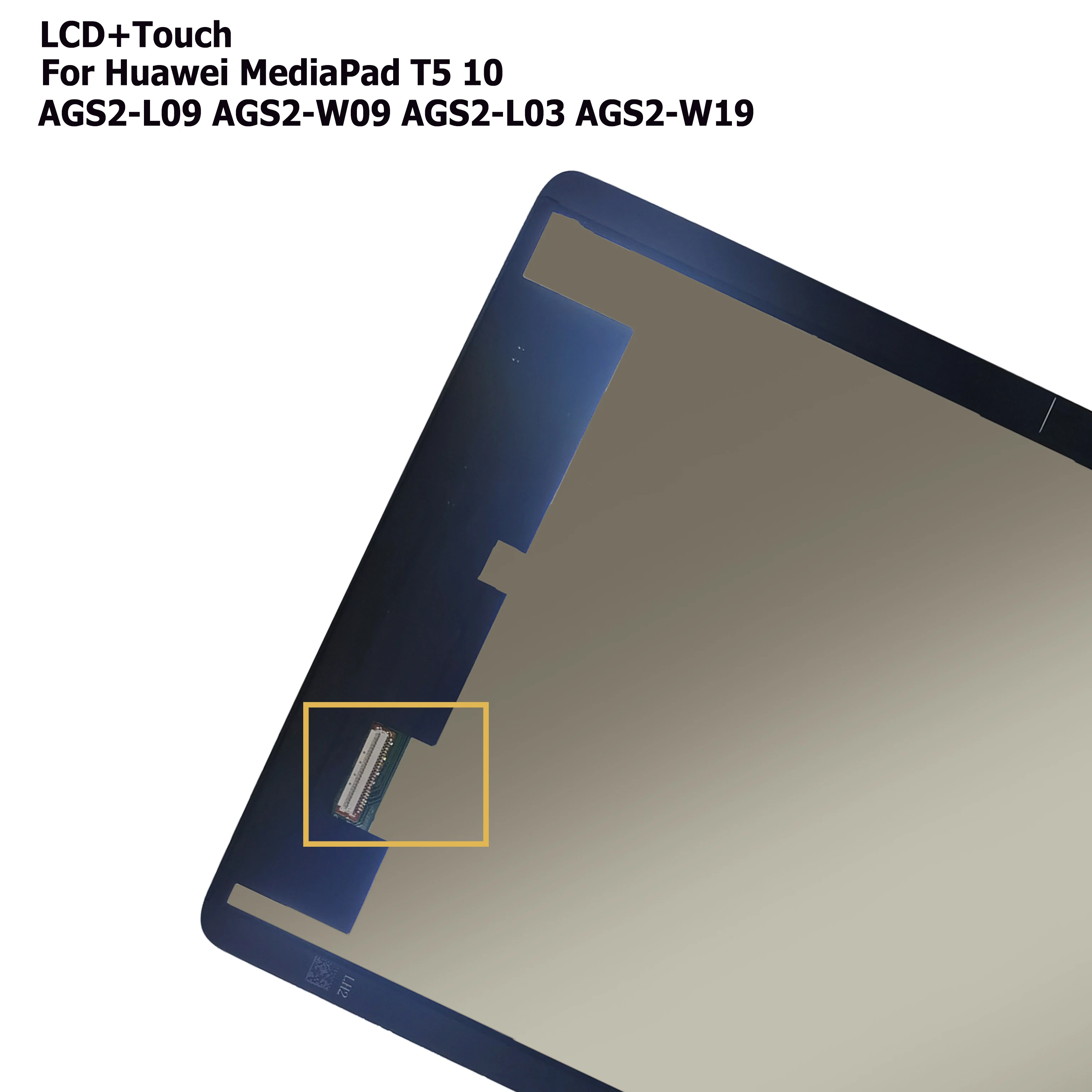 สูงสุด! T5 LCD สําหรับ Huawei MediaPad T5 10 AGS2-L09 AGS2-W09 AGS2-L03 AGS2-W19 จอแสดงผล LCD Touch Digitizer Assembly + ฟรี