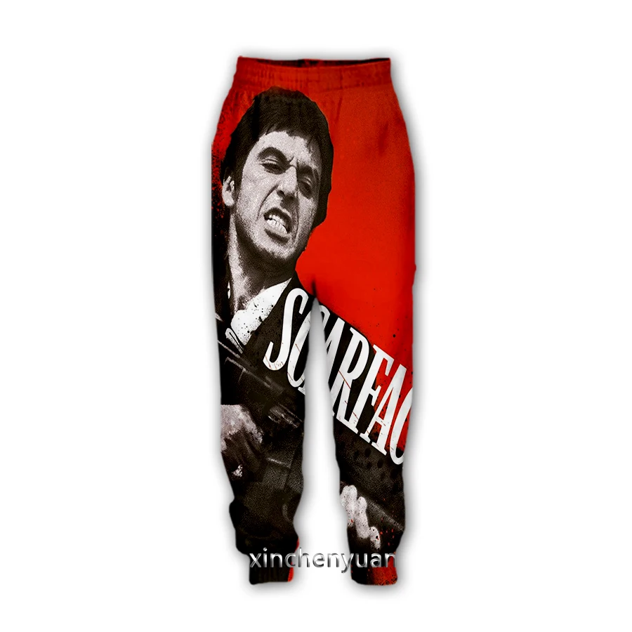 Scarface 3D Print dorywczo spodnie sportowe spodnie dresowe proste spodnie dresowe spodnie do joggingu spodnie Y49