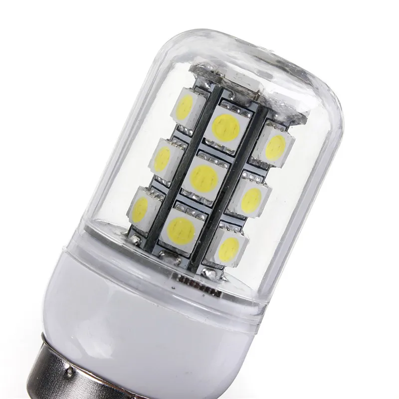 27LEDs 3W lampadina a LED B22 SMD5050 lampadina a faretto per illuminazione domestica bianco puro/caldo 12V supporto Dropship