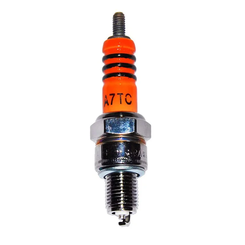 High Performance 3-Electrode Iridium Spark Plug A7TC D8TJC For 50CC-150CC Atv GY6 50cc 110cc 125cc 150cc Motorcycle Scooter