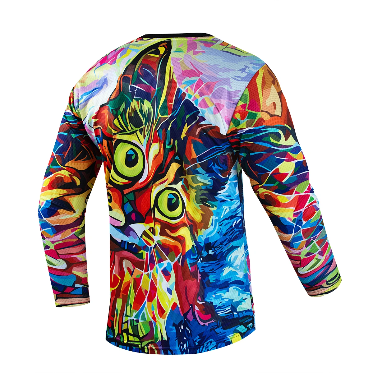 KEYIYUAN Men\'s Summer Long Sleeved Downhill Mountain Bike Cycling Jersey Camisa Motocross Maglia Mtb Polera Ciclismo Hombre
