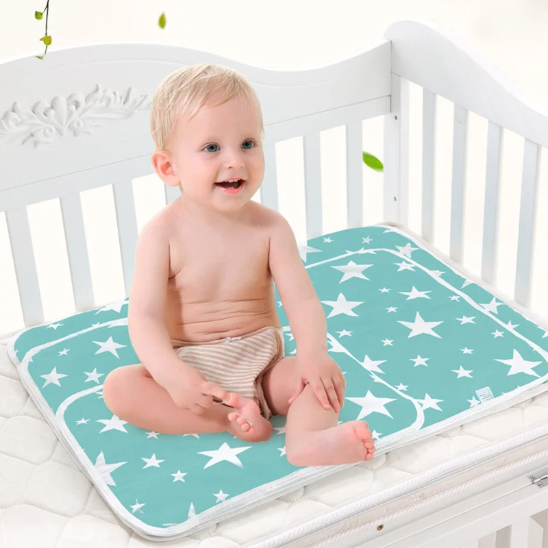 Waterproof Reusable Newborn Baby Diaper Changing Mats Cover Baby Diaper Mattress For Cotton Cloth Nappy Changer Pats Table Pad