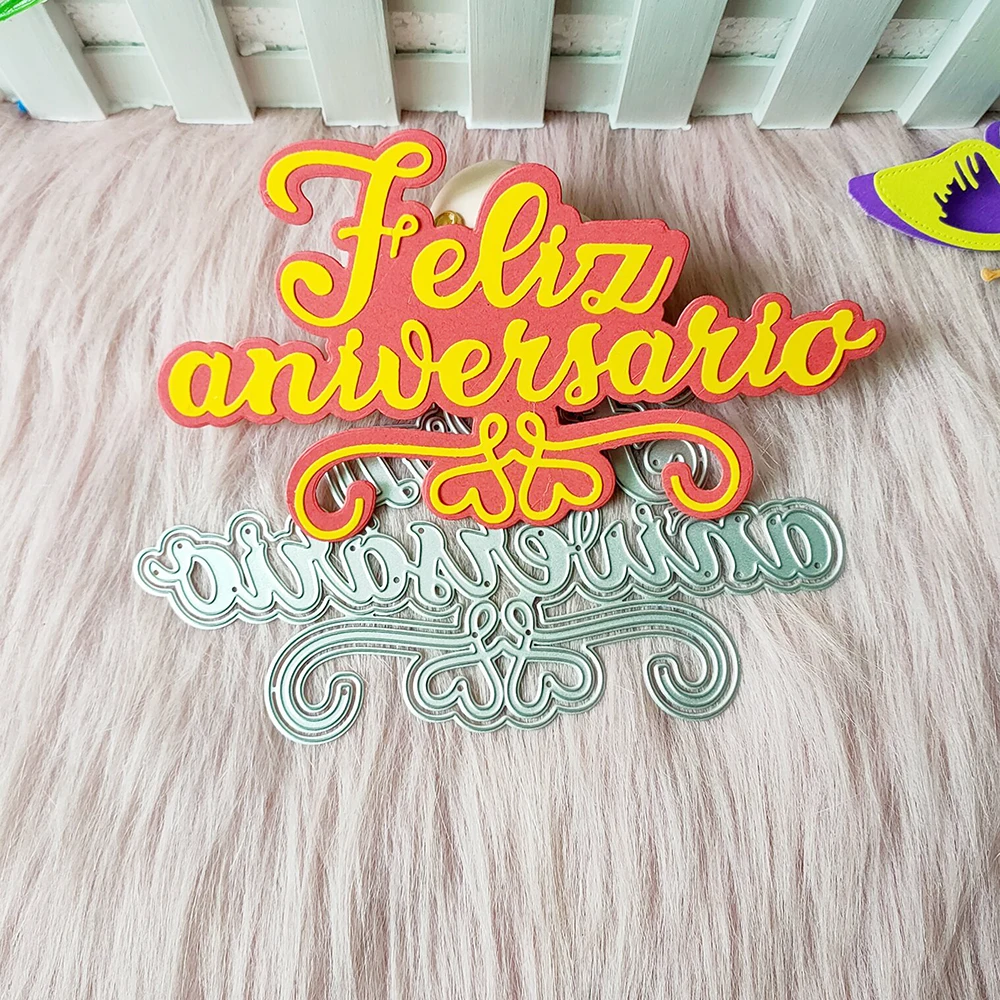 New Portuguese words I love you metal cutting die mould scrapbook decoration embossed photo album decoration card making DIY