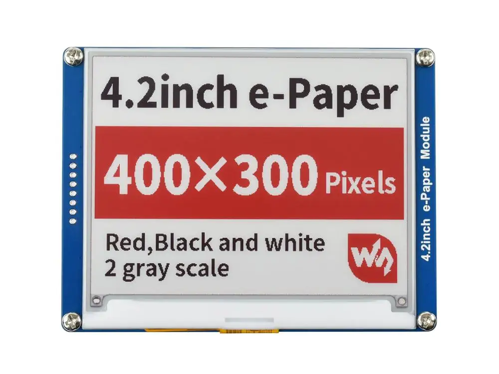 4.2 Inch E-Papier Module (B), Drie-Kleur, Met Embedded Controller, duidelijk Display Zonder Elektriciteit, Voor Industriële Instrument Etc
