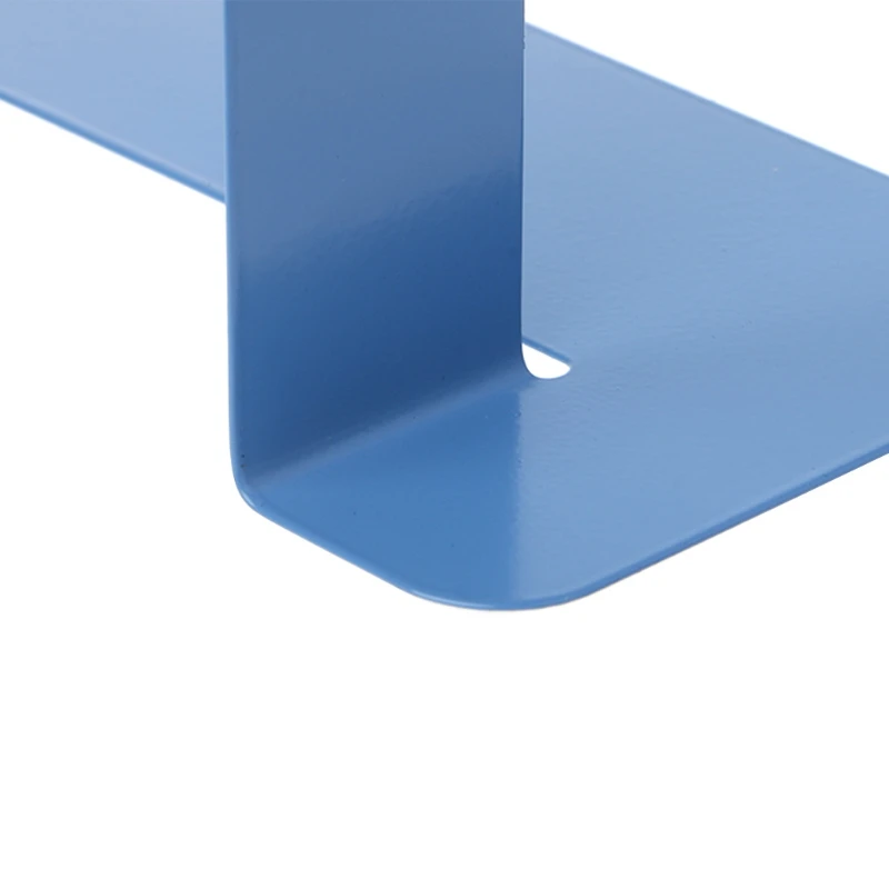 Simple Style Metal Bookends Iron Support Holder Nonskid Desk Stands For Books