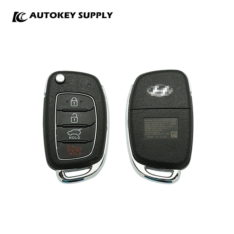 

For Hyundai 3+1 Button Flip Key Shell Autokeysupply AKHKF137