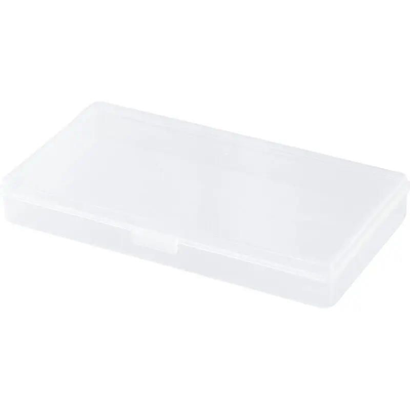 Boîte de Rangement Transparente en Plastique pour Bureau, Classification, École, Papeterie, 2 Pièces/Lot