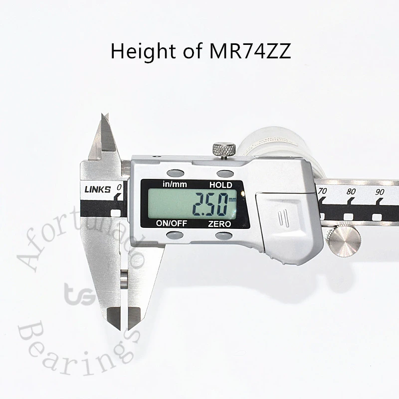 MR74ZZ 4*7*2.5(mm) 10pcs  chrome steel Metal Sealed Miniature bearings