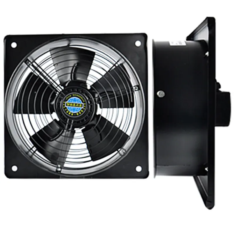 10inch 220V 60/100W Square Outer Rotor Axial Fan Industrial fan Suitable for Workshops, Warehouses, etc