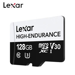 Lexar High-Endurance Micro SD Cards 128GB Up To 12,000 Hours Video Recording Memory TF Card For Dash Cam Home Security Camera