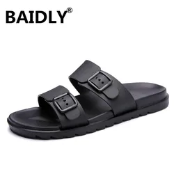 Summer Men Designer Flip Flops Men's Casual Sandals Fashion Slippers Breathable Beach Shoes Slides Beach Water Shoes