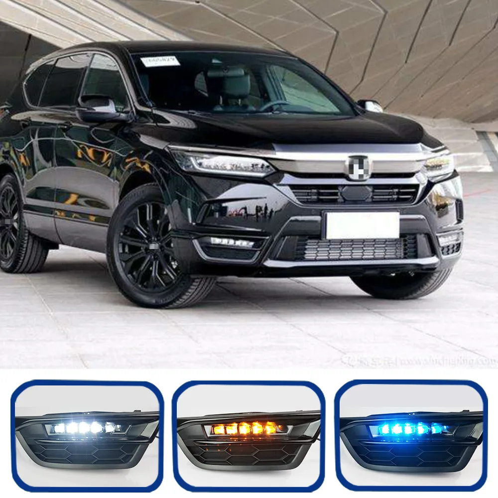 LED DRL Daytime Running Light Daylight Turn Signal Lamp Car Styling for Honda BREEZE 2020