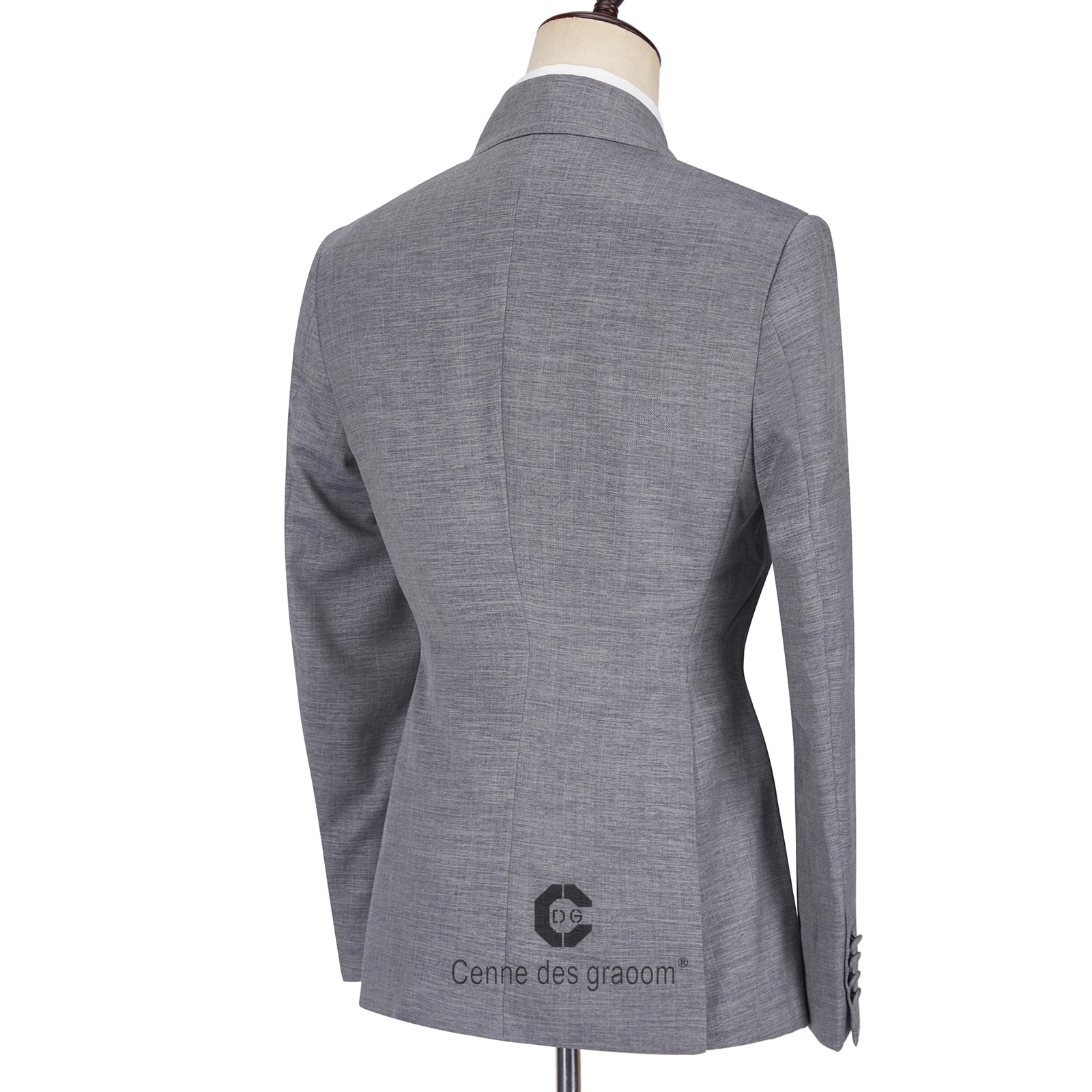 Cenne Des Graoom-Costume pour Homme avec Blazer et Pantalon à Double Boutonnage à un Bouton, Vêtement d\'Affaires, Décontracté, ix, Chanteur, Marié,