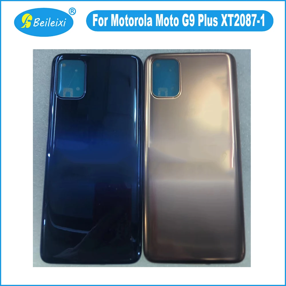 

For Motorola Moto G9 Plus XT2087-1 Battery Back Cover Rear Door Panel Housing Protective Case Durable Back Cover