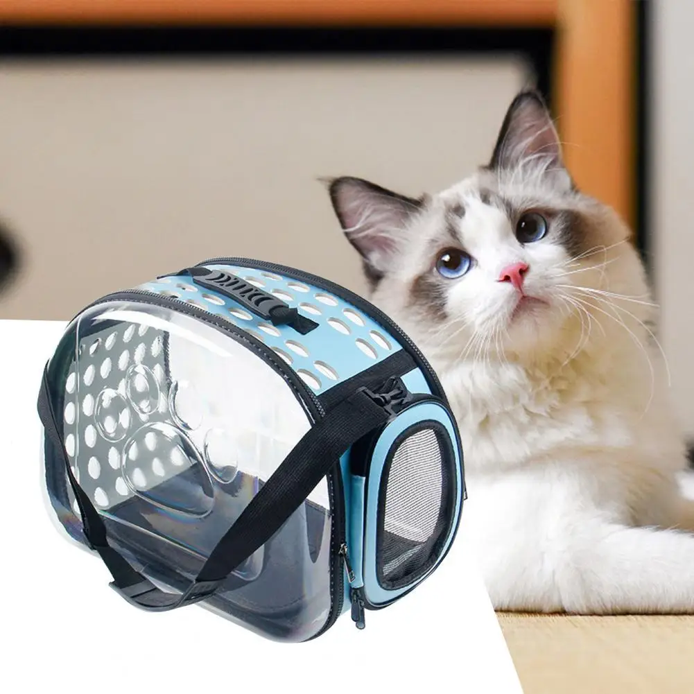 

New Style Breathable Cat Carrier Bag Comfortable Ventilated EVA Two-sided Entry Pet Bag Outdoor Kitten Supplies Accessories