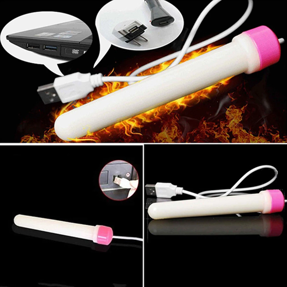 USB Rapid Heating Rod Warmer Male Masturbator Cup Doll Heater Adult Sex Toys for woman Suitable heating masturbation pussy cup