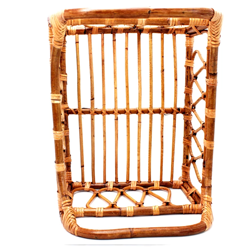 Newborn Photography Props Baby Vintage Woven Basket Photo Shooting Infant Rattan Container Shoot Furniture Posing Accessoire Bed