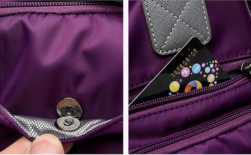 Nylon Handtasche Frauen Große Kapazität Schulter Tasche Wasserdichte Messenger Taschen Casual Dame Umhängetasche Multifunktions Shopping Totes – Detail 23
