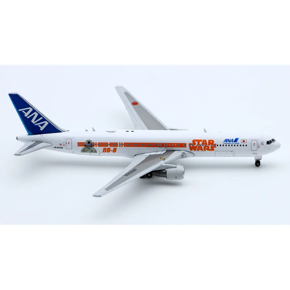 1:500 Model Samolotu Kolekcjonerskiego ze Stopu JC Wings PX5006 ANA All Nippon Airways Boeing 767-300ER, Odlewany Model Samolotu JA604A ze Stojakiem