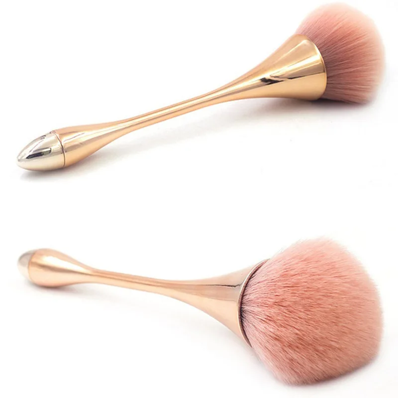 Rose Gold Powder Blush Makeup Brushes For Shading Foundation Base Contour Highlighter Make Up Brush Bronzer Concealer Cosmetic