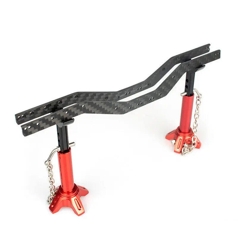 1 Pair New And High Quality Carbon Fiber Chassis Frame Rails For SCX24 90081 RC Rock Crawler Accessory