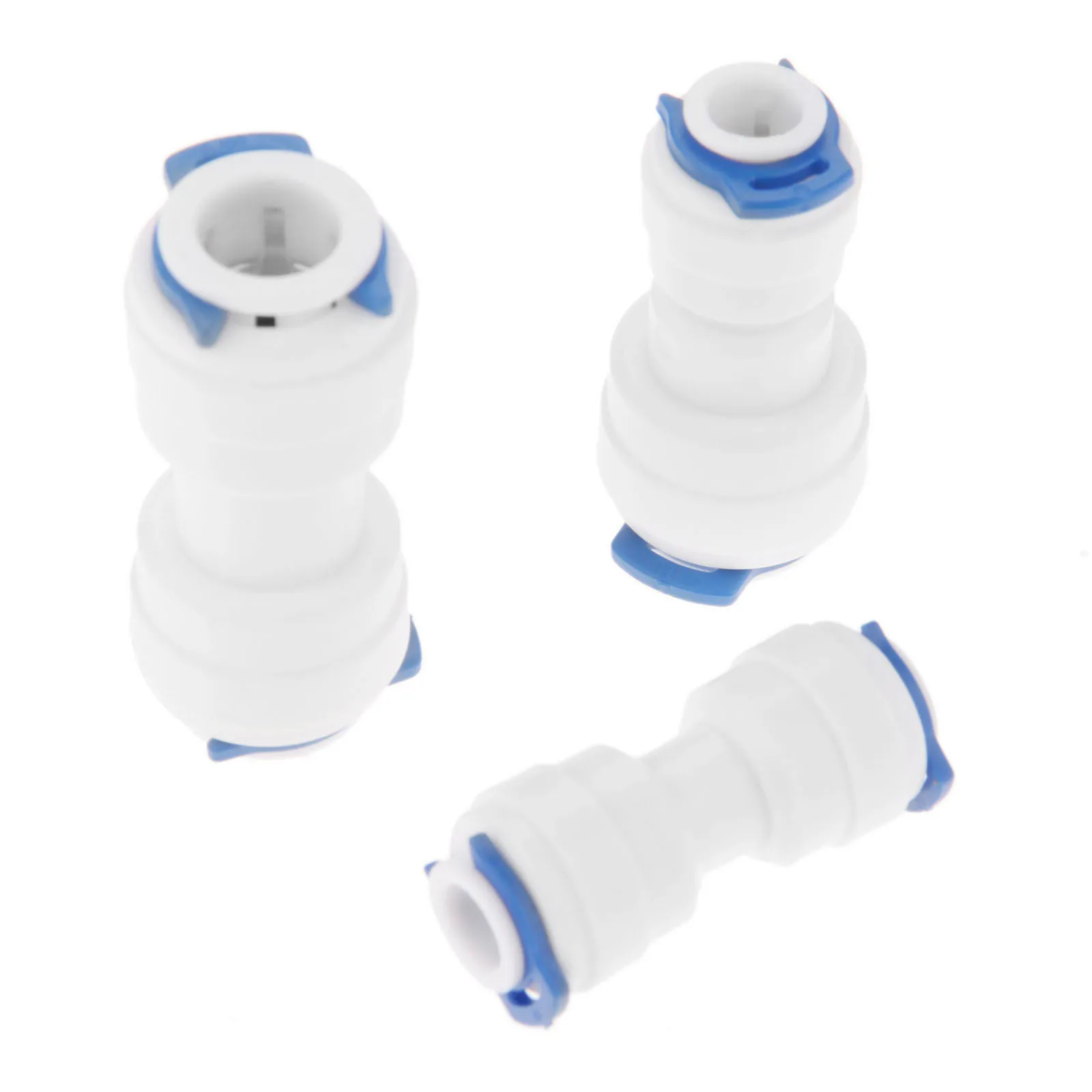 

New 5Pcs RO Water System Equal Straight 1/4" 3/8" Hose Connection Coupling Reducing Quick Fitting Reverse Osmosis Connector