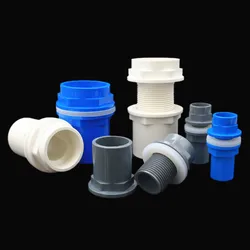 I.D 20/25/32/40/50mm PVC Pipe Connectors Thicken Fish Tank Drain Pipe Joints Garden Irrigation Water Supply Tube Drainage Parts